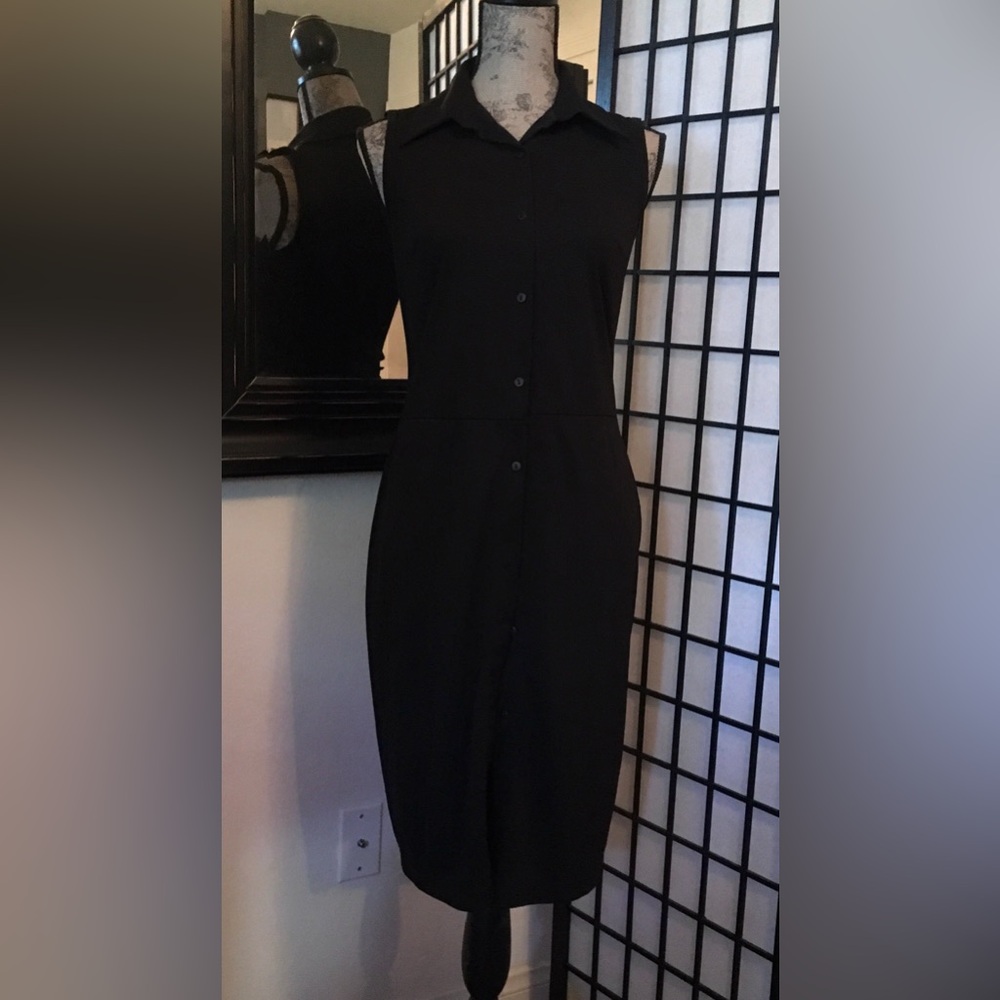 Chic Black Midi Dress